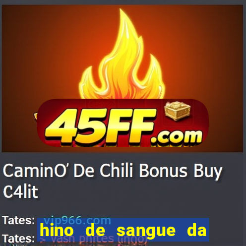 hino de sangue da harpa 372